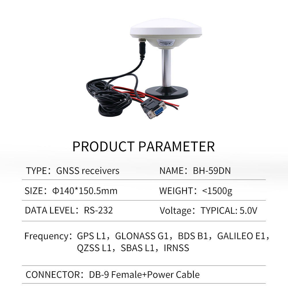 Beitian's new GPS mushroom head receiver GNSS Beidou various serial port built-in module antenna BF-29D Beitian's new GPS mushroom head receiver GNSS Beidou various serial port built-in module antenna BF-29D
